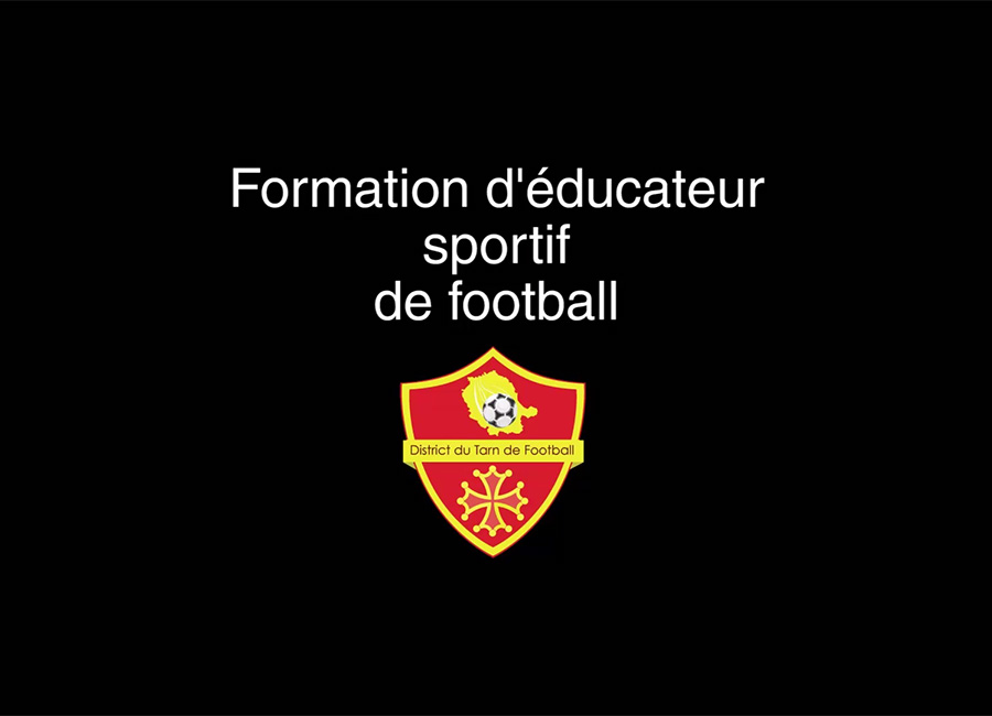 production vidéo - formation d'éducateur sportif de football